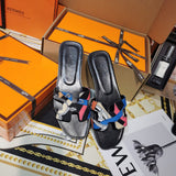 Hermes sandals Style 022 - styled lifestyle view