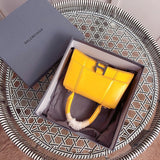 Interior view of signature statement women's handbag – women's statement bag