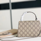 Handle and strap detail of sleek elevated women's handbag – women's everyday handbag