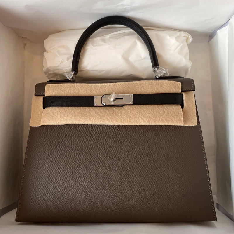 Sculpted bag shown from front angle