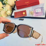 Full view of Cartier unisex sunglasses