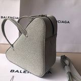 Sophisticated Premium PU Leather Handbag - Sleek Minimalist Lines | Women's Premium Handbag #901 - close-up detail shot (image 3) of designer-inspired handbag
