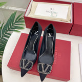 Valentino Garavani designer shoes full view