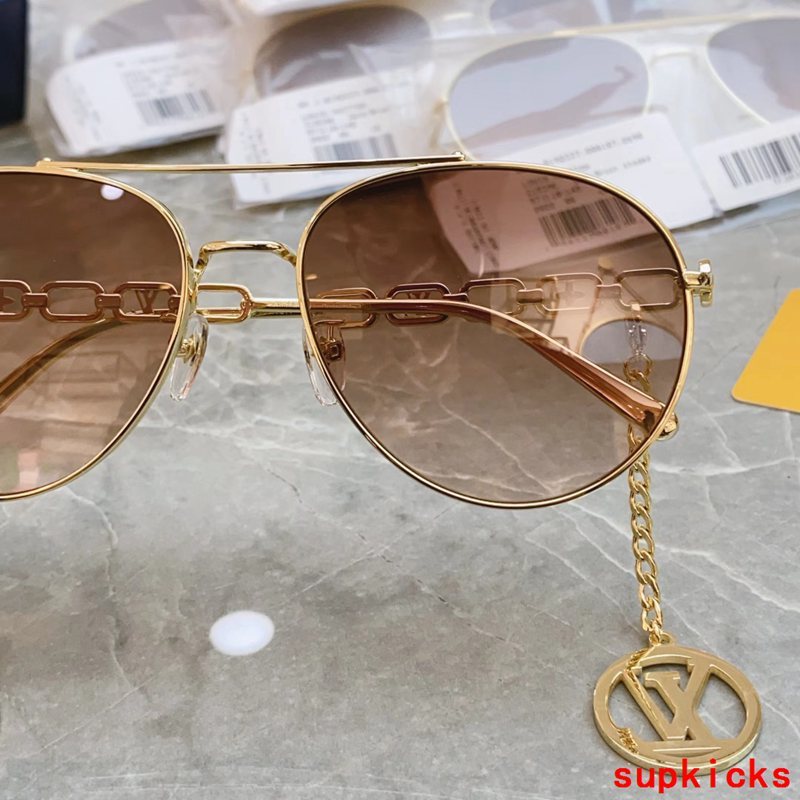 Front view of Louis Vuitton unisex sunglasses
