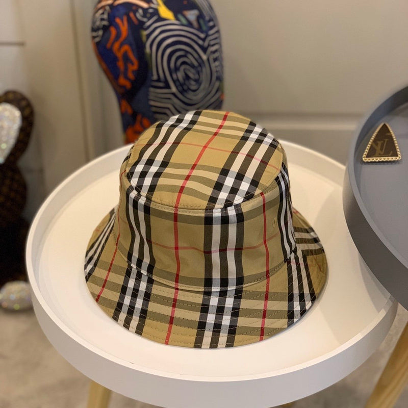 Side view of Burberry unisex cap