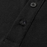 Side profile of Polo cotton polo shirt with logo-detail design