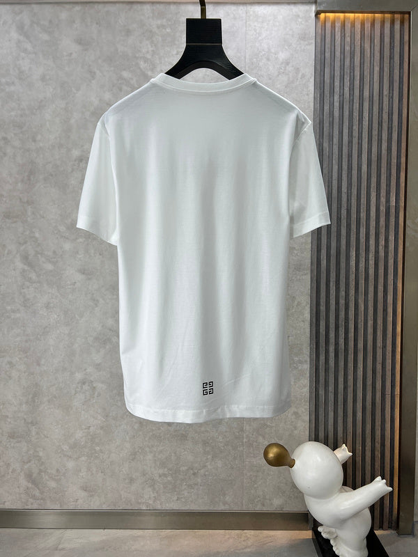 Side profile of Givenchy luxury clothing with everyday silhouette