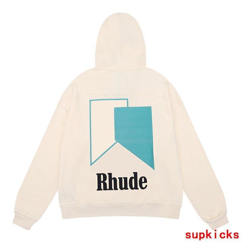 Full styled look of Rhude luxury clothing with streetwear-inspired cut