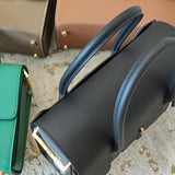 Sculpted bag shown from front angle