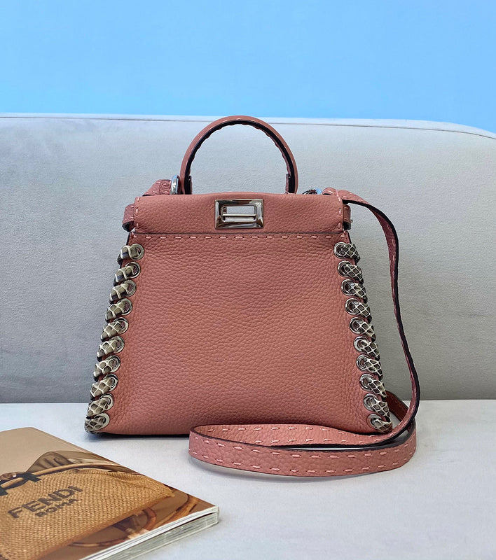 Ziva's Charm handbag – angled view (Standard Size)