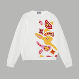 Back view of Louis Vuitton luxury clothing with tailored silhouette