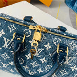 Top view of elevated polished women's handbag – women's statement bag