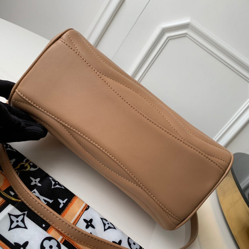Styled lifestyle shot of premium modern women's handbag – women's statement bag