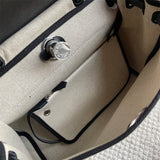 Interior view of sculpted premium bag