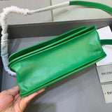 Timeless Faux Leather Handbag - Sleek Minimalist Lines | Women's Statement Accessory #416 - hardware and detail close-up (image 5) of designer-inspired handbag