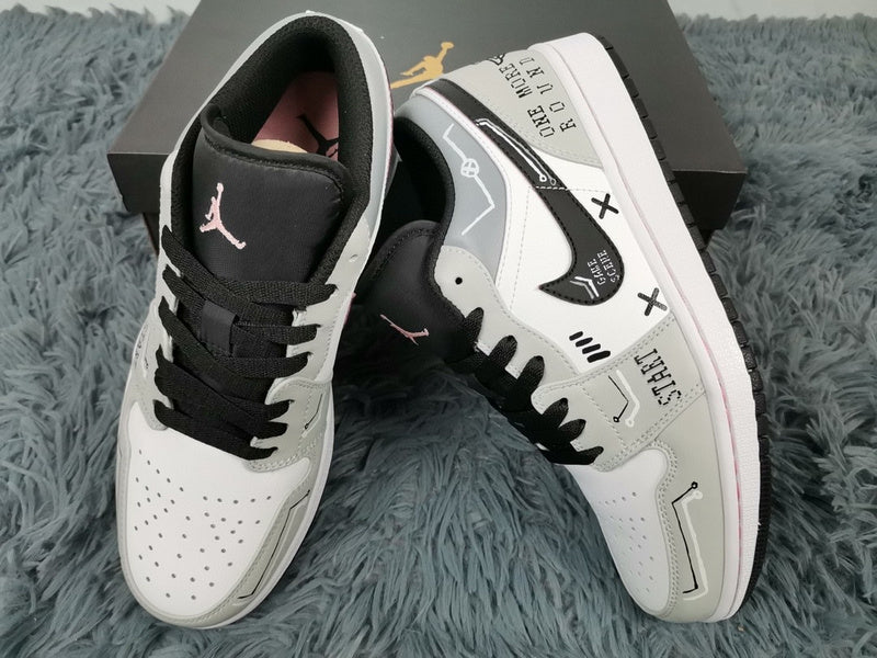 Nike soft grey luxury sneakers view 5 premium leather build