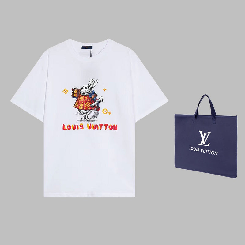 Back view of Louis Vuitton cotton t-shirt with everyday silhouette