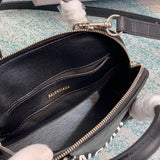 Polished Premium PU Leather Handbag - Smooth Faux-Leather Exterior | Women's Premium Handbag #655 - styled full view (image 7) of designer-inspired handbag