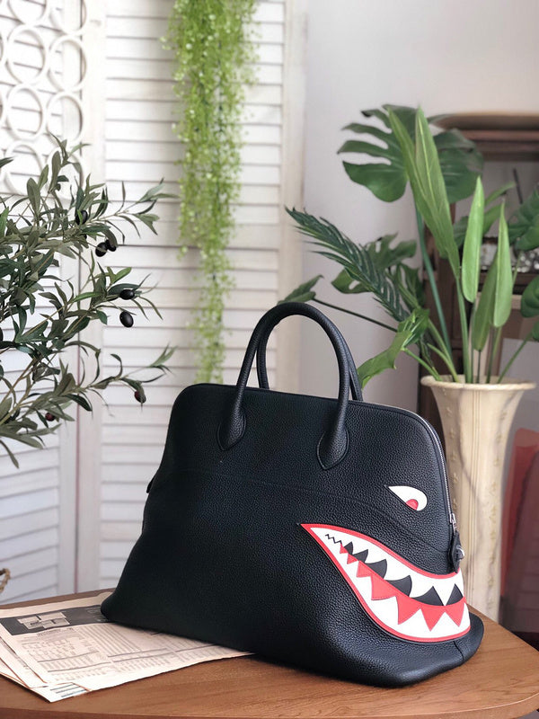 Interior view of sleek premium bag