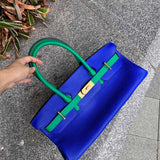 Close-up detail of elegant bag design