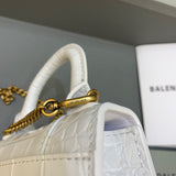 Contemporary Faux Leather Handbag - Everyday Elegance | Women's Premium Handbag #494 - styled full view (image 7) of designer-inspired handbag