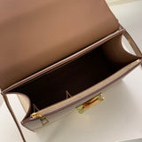 Front view of statement everyday-luxe women's handbag – women's designer-style accessory