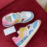 Gucci classic monochrome luxury sneakers view 5 heritage-inspired look