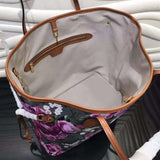 Front view of chic modern women's handbag – women's designer-style accessory