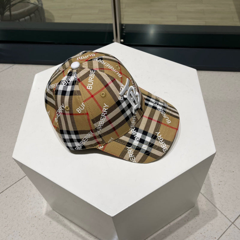 Full view of Burberry unisex cap