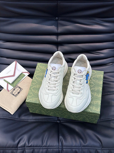 Gucci tonal black luxury sneakers view 11 classic court silhouette
