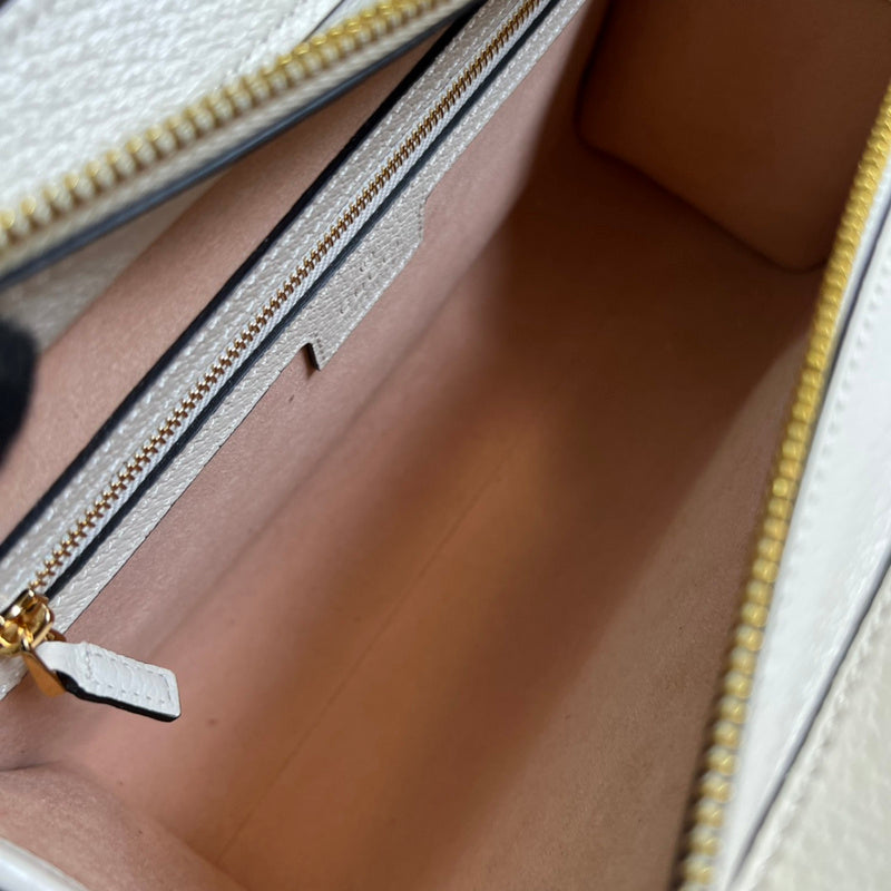 Interior view of statement polished women's handbag – women's luxury accessory
