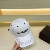 Front view of Burberry unisex cap
