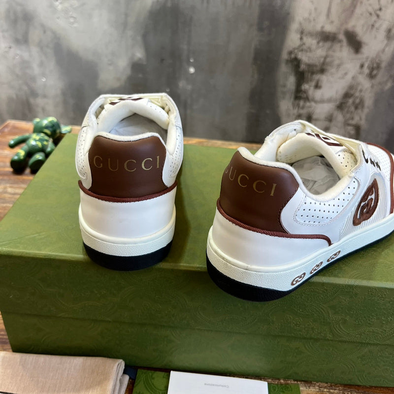 Gucci muted earth tones luxury sneakers view 10 cushioned comfort fit