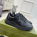 Gucci soft grey luxury sneakers view 9 premium leather build