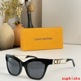 Lifestyle view of Louis Vuitton unisex sunglasses