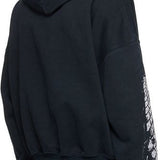 Side profile of Rhude luxury clothing with signature branding