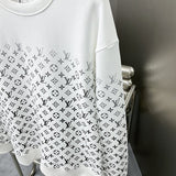 Full styled look of Louis Vuitton luxury clothing with everyday silhouette