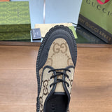 Gucci neutral cream luxury sneakers view 6 sleek tonal finish