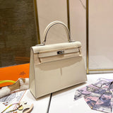 Close-up detail of streamlined bag design