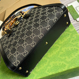 Styled lifestyle shot of signature elevated women's handbag – women's designer-style accessory