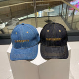 Side view of Burberry unisex cap