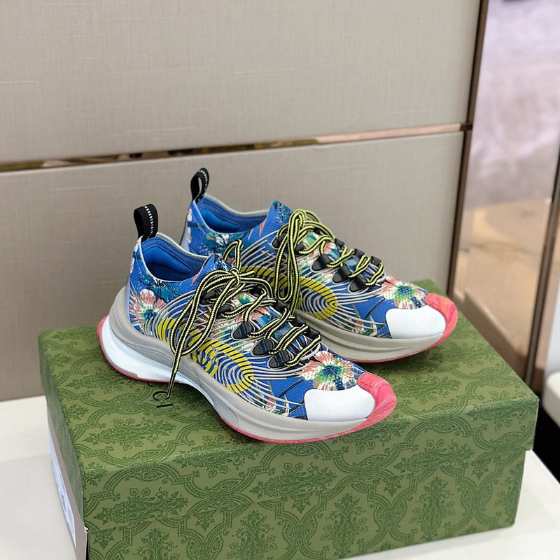 Gucci soft grey luxury sneakers view 8 premium leather build