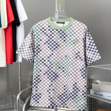 Back view of Louis Vuitton cotton t-shirt with monogram-inspired silhouette