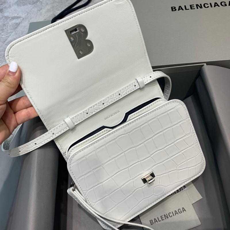 Contemporary Premium PU Leather Handbag - Modern Structured Build | Women's Luxury Handbag #589 - styled full view (image 7) of designer-inspired handbag