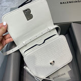 Contemporary Premium PU Leather Handbag - Modern Structured Build | Women's Luxury Handbag #589 - styled full view (image 7) of designer-inspired handbag
