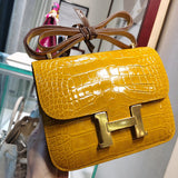 Close-up detail of sleek bag design