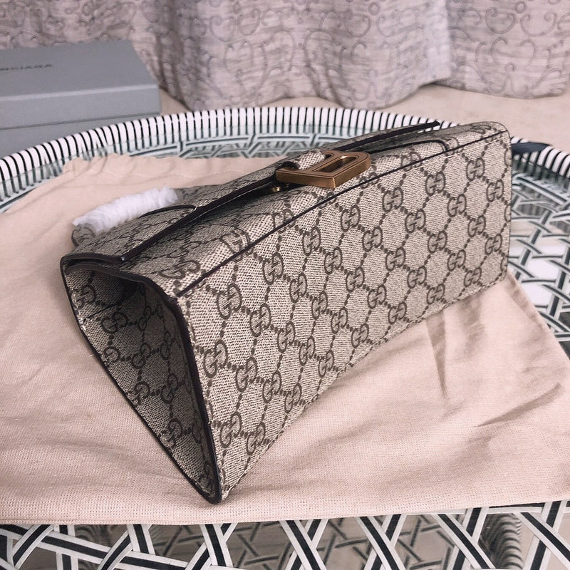 Back view of signature refined women's handbag – women's premium purse