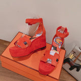 Hermes shoes Style 274 - logo and branding close-up