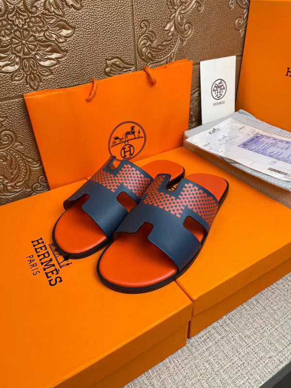 Hermès Red Loafer Flats - Side Profile View