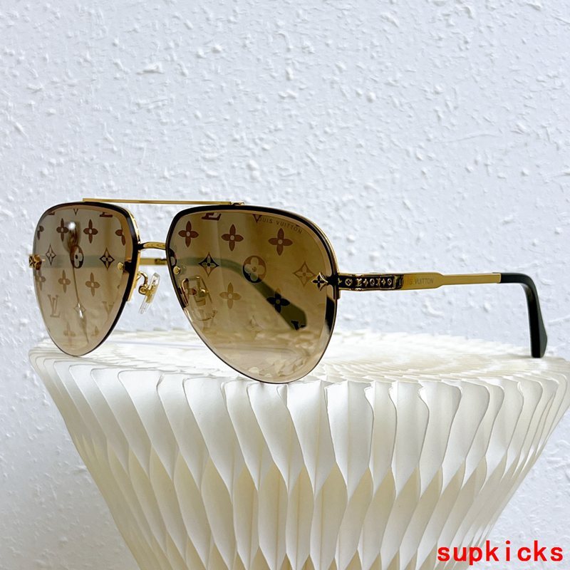Side view of Louis Vuitton unisex sunglasses